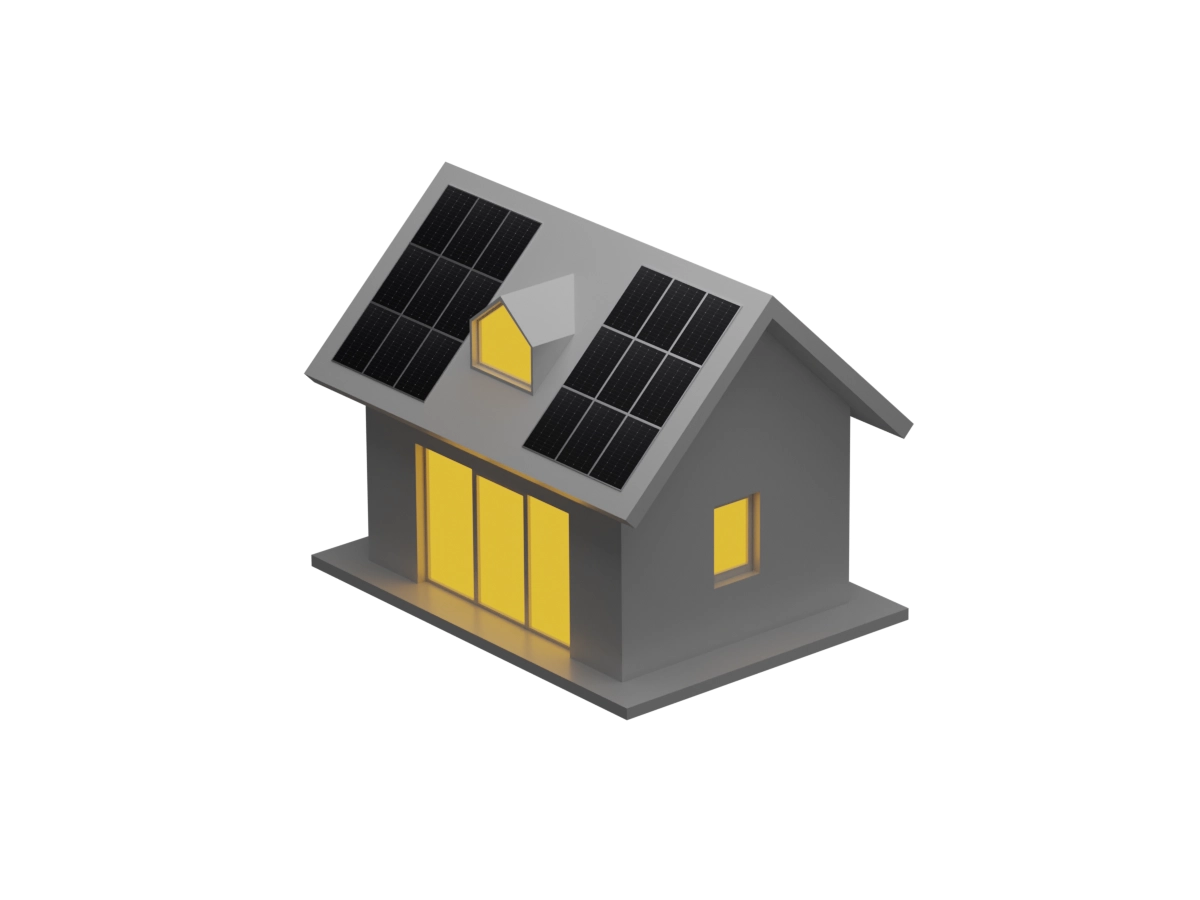 Visuel 3D de la solution Solar Ready proposée par Tryba Solar