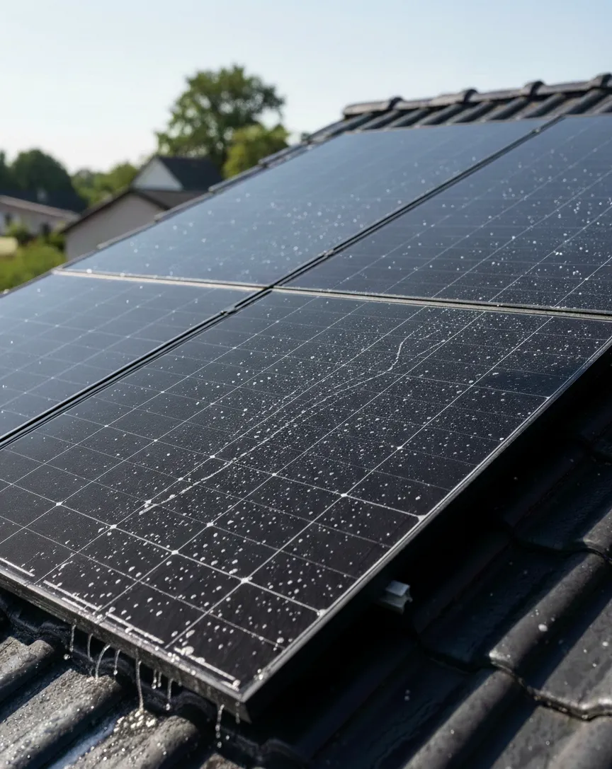 nettoyage panneaux solaires