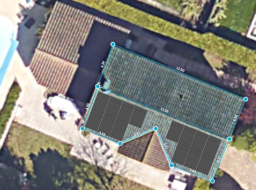 calepinage sur toiture